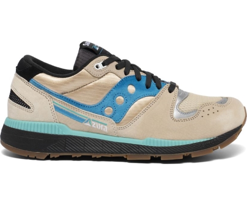 Tenis Saucony Azura Golden Era Unisexo Zapatos Originales Camel / Gum México MX-507-CA